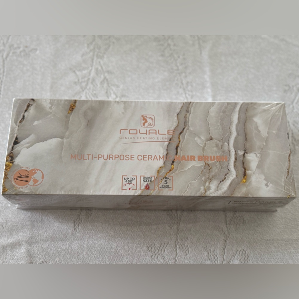 Multi-purpose ceramic hair brush